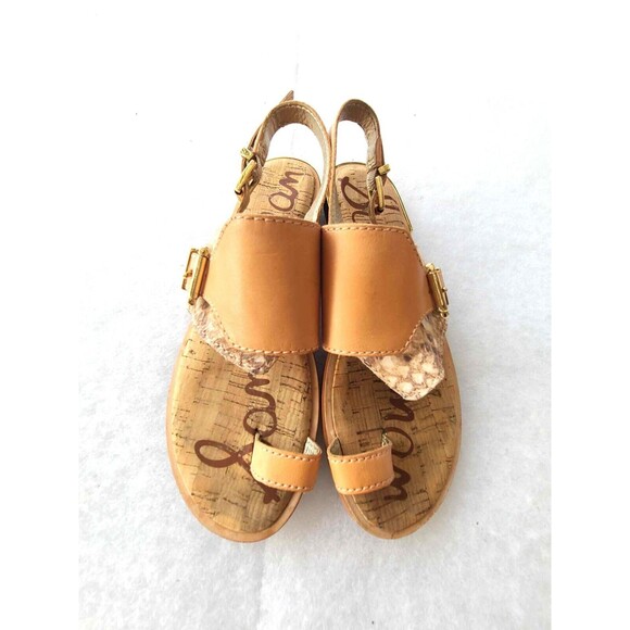 Sam Edelman Leather Boho Indie Bohemian Coastal Grandma Minimalist‎ Sandals 6.5 - Picture 3 of 8